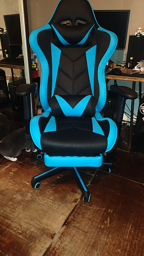 Компьютерное кресло Kano 1 light blue / black фото покупателя 175
