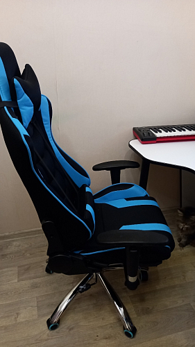 Компьютерное кресло Kano 1 light blue / black фото покупателя 115