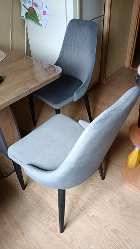 Стул на металлокаркасе Kora white / gray фото покупателя 378