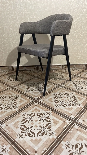 Стул на металлокаркасе Twin gray / black фото покупателя 45