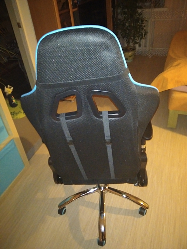 Компьютерное кресло Kano 1 light blue / black фото покупателя 165