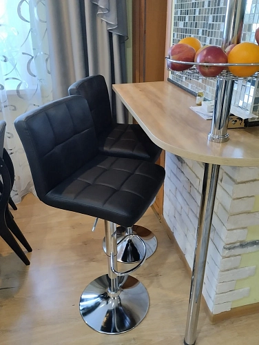 Барный стул Paskal black / chrome фото покупателя 9
