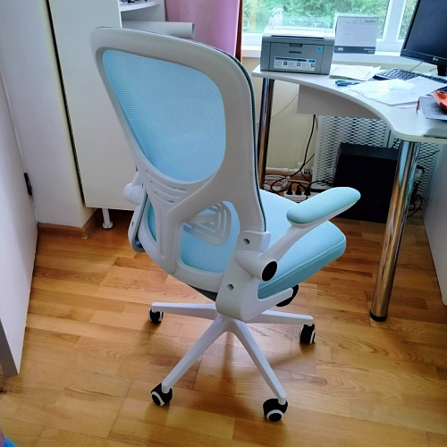Компьютерное кресло Konfi blue / white фото покупателя 216