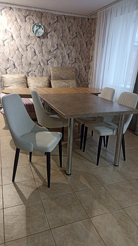 Стул на металлокаркасе Kora white / gray фото покупателя 219