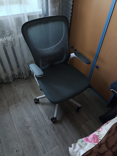 Компьютерное кресло Konfi blue / white фото покупателя 234