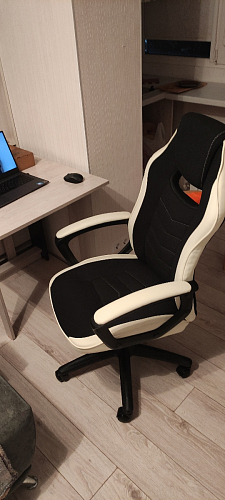 Компьютерное кресло Gamer черное / серое фото покупателя 109