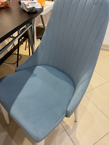 Стул на металлокаркасе Kora white / gray фото покупателя 228