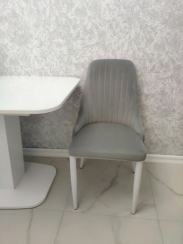 Стул на металлокаркасе Kora white / gray фото покупателя 258