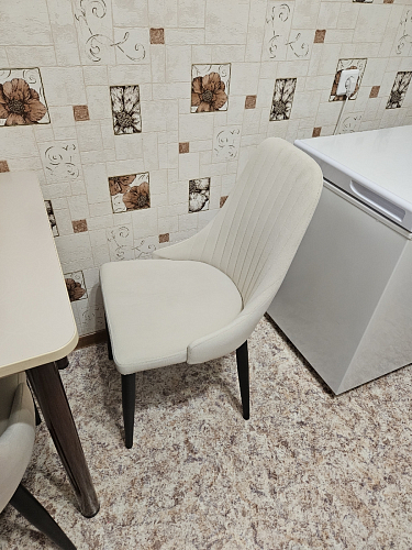 Стул на металлокаркасе Kora white / gray фото покупателя 539