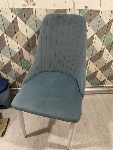 Стул на металлокаркасе Kora white / gray фото покупателя 248