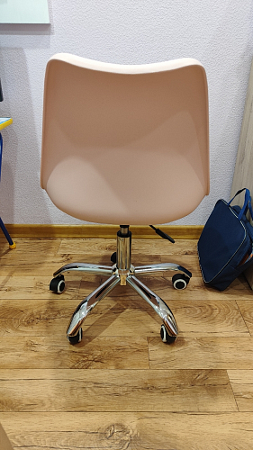 Компьютерное кресло Kolin с подушкой clear / white фото покупателя 72