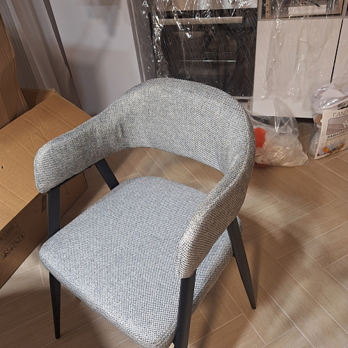 Стул на металлокаркасе Twin gray / black фото покупателя 84