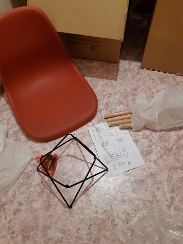 Стул Eames light green фото покупателя 360