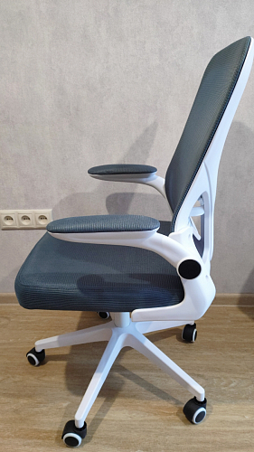 Компьютерное кресло Konfi blue / white фото покупателя 92