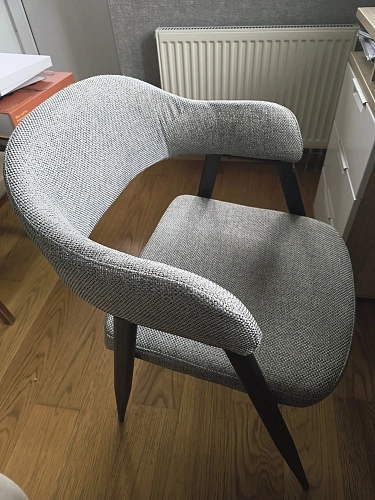 Стул на металлокаркасе Twin gray / black фото покупателя 29