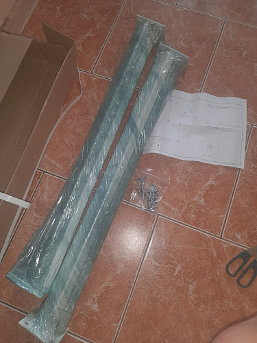 Деревянный стол Тринити Лофт 120x60 дуб делано темный / белый фото покупателя 213