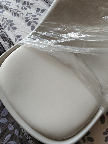 Компьютерное кресло Kolin с подушкой clear / white фото покупателя 93