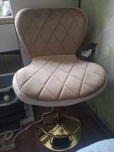 Барный стул Porch dark beige / chrome фото покупателя 18