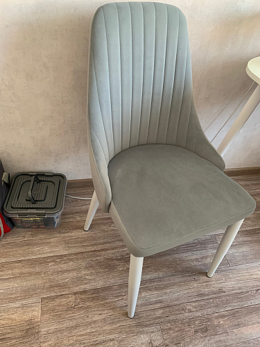 Стул на металлокаркасе Kora white / gray фото покупателя 429