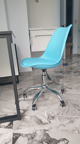 Компьютерное кресло Kolin с подушкой clear / white фото покупателя 471
