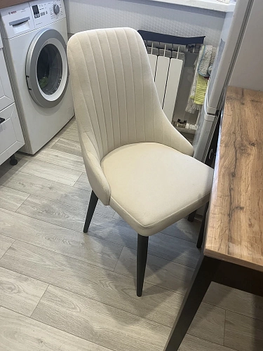 Стул на металлокаркасе Kora white / gray фото покупателя 17