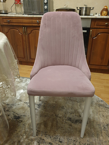 Стул на металлокаркасе Kora white / gray фото покупателя 390