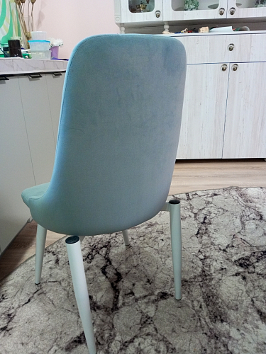 Стул на металлокаркасе Kora white / gray фото покупателя 560