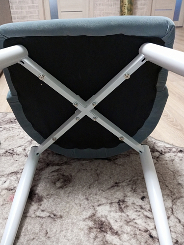 Стул на металлокаркасе Kora white / gray фото покупателя 559