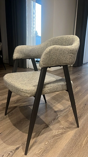 Стул на металлокаркасе Twin gray / black фото покупателя 53