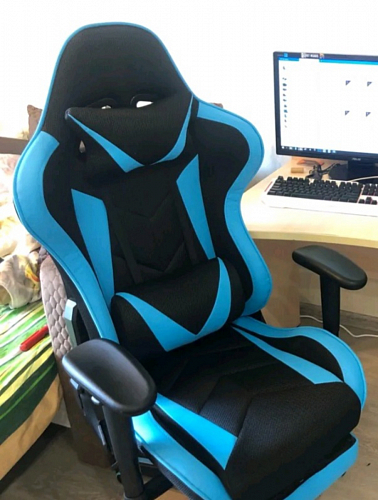 Компьютерное кресло Kano 1 light blue / black фото покупателя 44