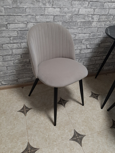 Стул на металлокаркасе Gabi wine red / black фото покупателя 332