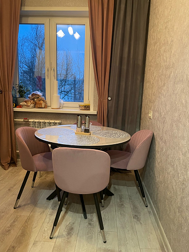 Стул на металлокаркасе Gabi wine red / black фото покупателя 158