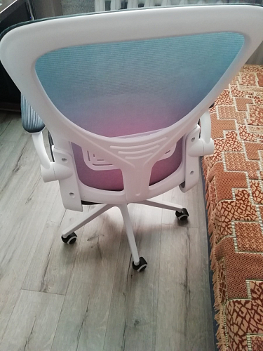 Компьютерное кресло Konfi blue / white фото покупателя 118