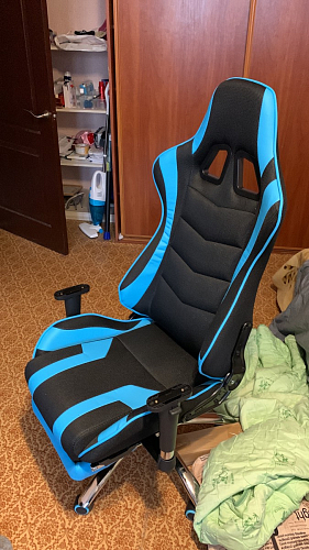 Компьютерное кресло Kano 1 light blue / black фото покупателя 122