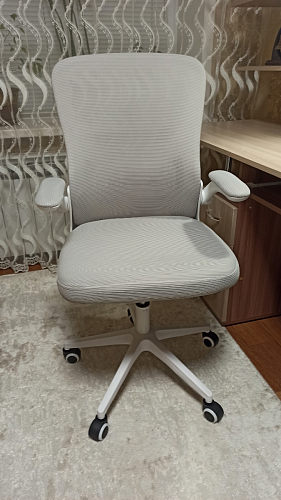 Компьютерное кресло Konfi blue / white фото покупателя 95