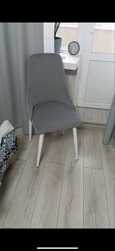 Стул на металлокаркасе Kora white / gray фото покупателя 474