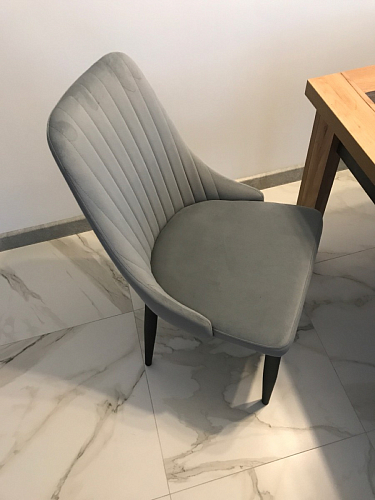 Стул на металлокаркасе Kora white / gray фото покупателя 309