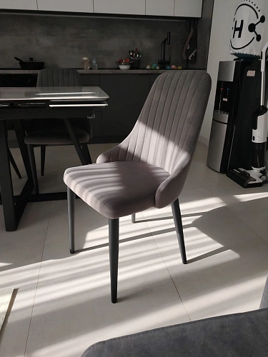 Стул на металлокаркасе Kora white / gray фото покупателя 53