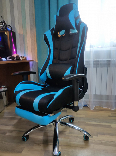 Компьютерное кресло Kano 1 light blue / black фото покупателя 156