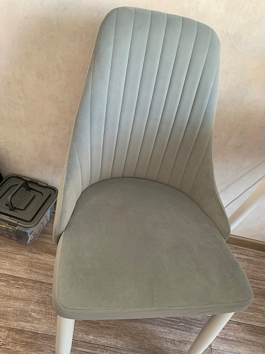 Стул на металлокаркасе Kora white / gray фото покупателя 428