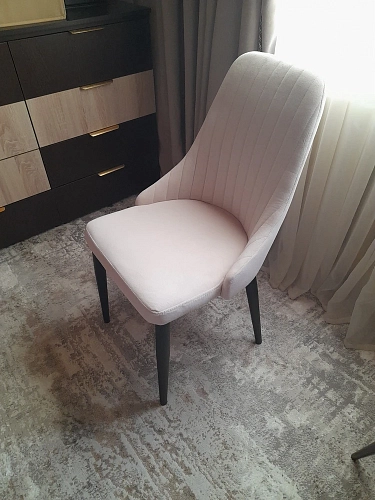 Стул на металлокаркасе Kora white / gray фото покупателя 100
