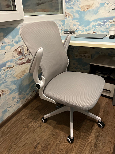 Компьютерное кресло Konfi blue / white фото покупателя 72