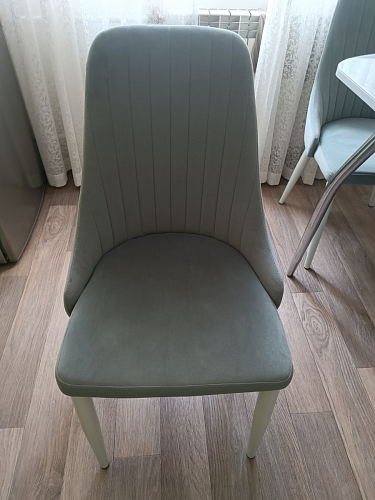 Стул на металлокаркасе Kora white / gray фото покупателя 436