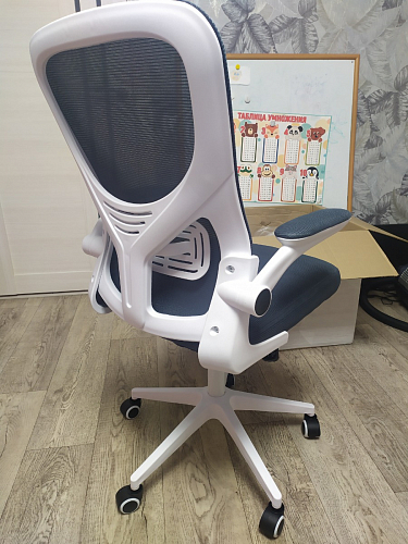 Компьютерное кресло Konfi blue / white фото покупателя 311