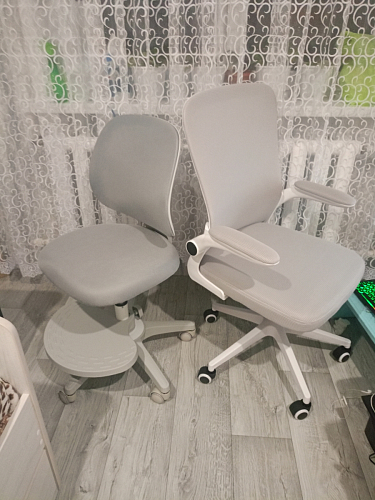 Компьютерное кресло Konfi blue / white фото покупателя 131