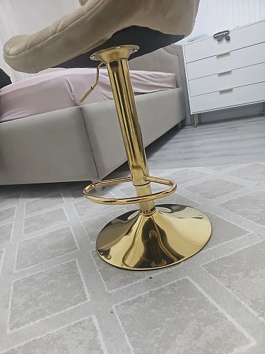 Барный стул Porch dark beige / chrome фото покупателя 33