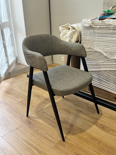 Стул на металлокаркасе Twin gray / black фото покупателя 90