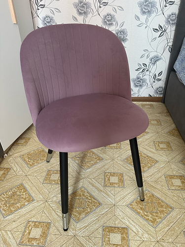 Стул на металлокаркасе Gabi wine red / black фото покупателя 175
