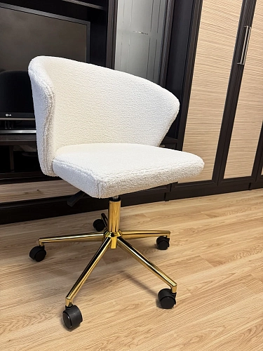 Компьютерное кресло Lika white teddy фото покупателя 28