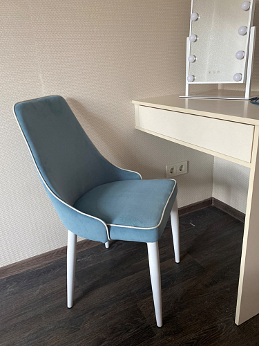 Стул на металлокаркасе Kora white / gray фото покупателя 423